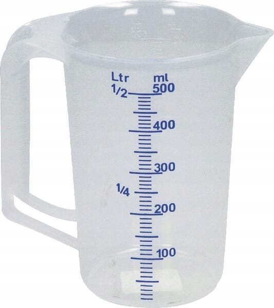 

Zlewka pomiarowa Pcw Hünersdorff, 0,5 l
