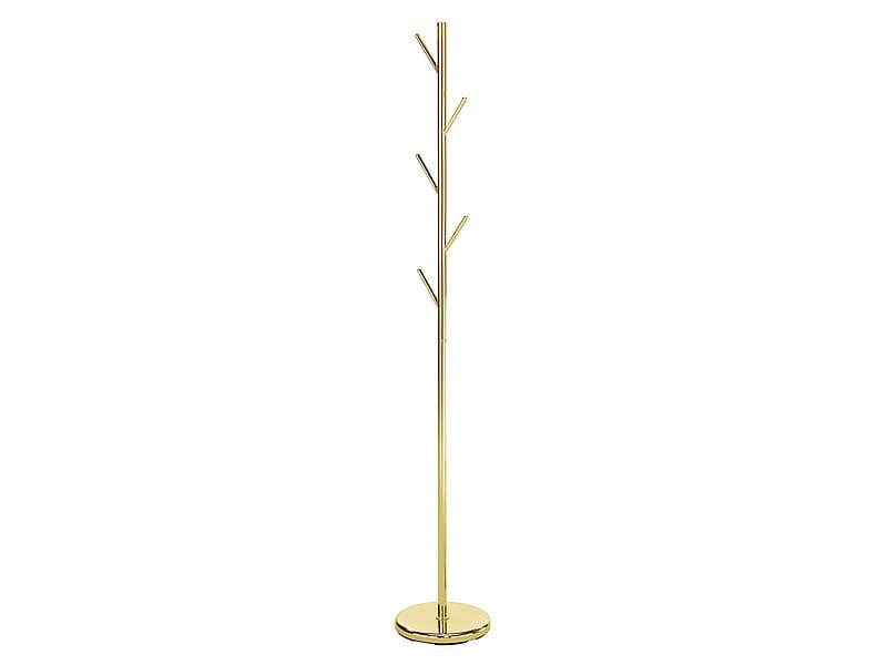 

Wieszak stojący na ubrania Eris złoty loftowy