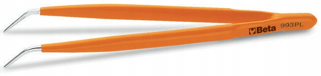 Pęseta odgięta, powlekana pcv, model 993pl, 150mm