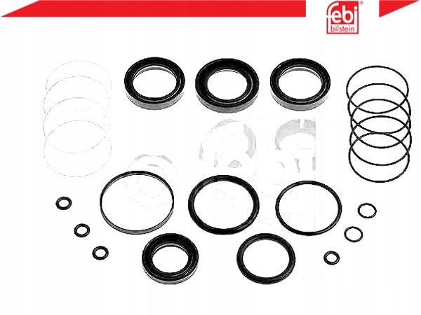 KOMPLET - ZESTAW USZCZELEK PRZEKŁADNI KIEROWNICZEJ Producent części Febi Bilstein