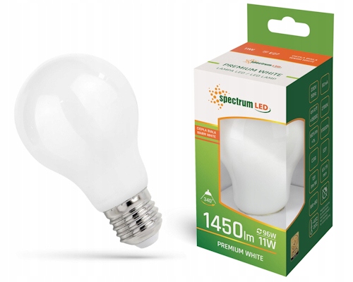 

Żarówka E27 Led 11W 2700K Filament Milky 340st