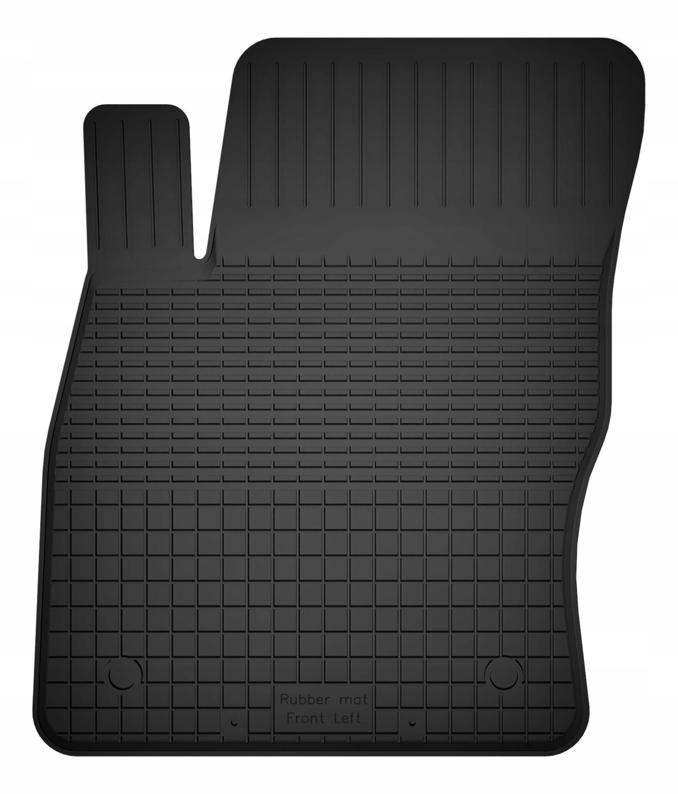Dywanik Gumowy Kierowcy czarne korytkowe dywaniki samochodowe rant 2CM 1szt