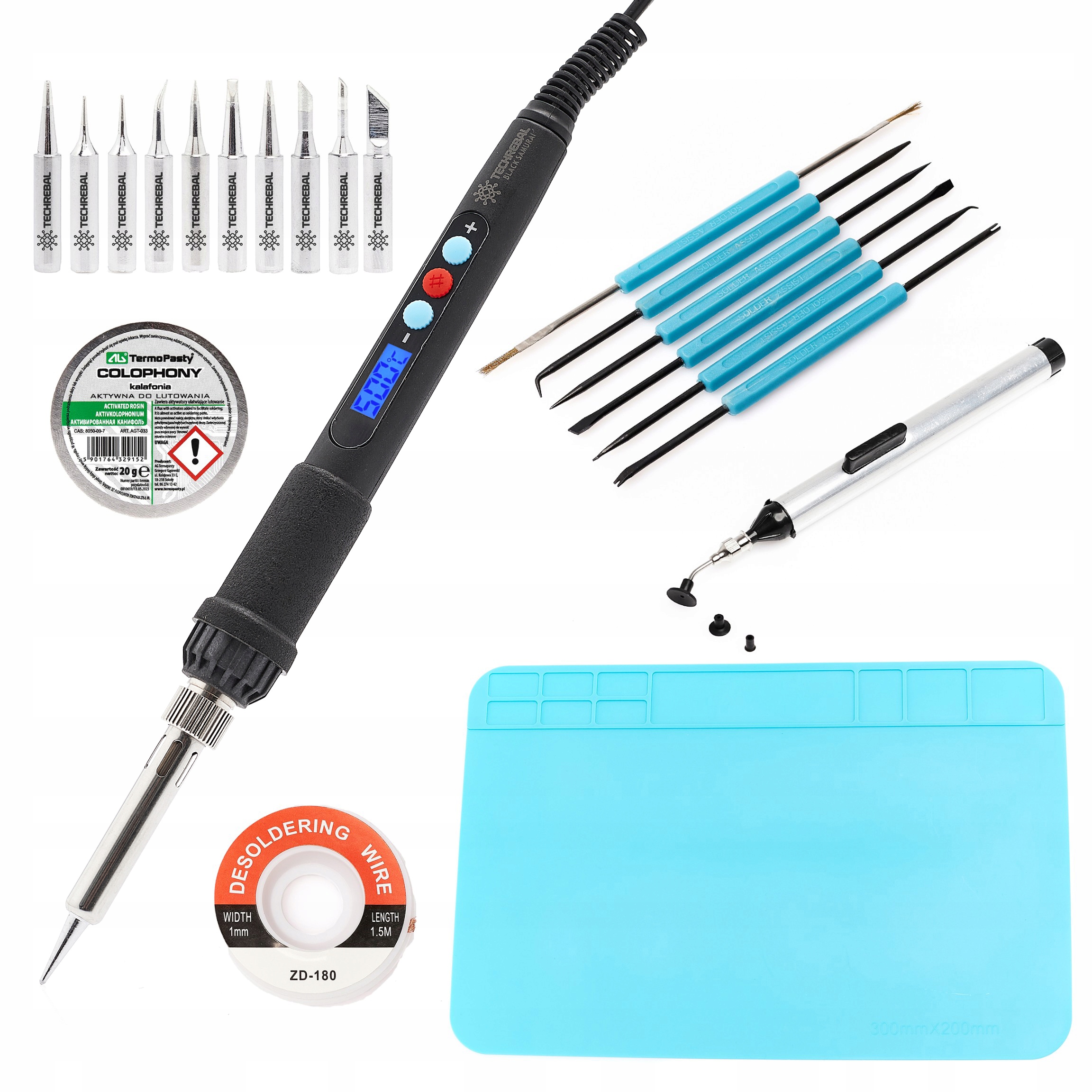 Přesná Pájecí Pero 60 W Sada Příslušenství Techrebal Groty Mata