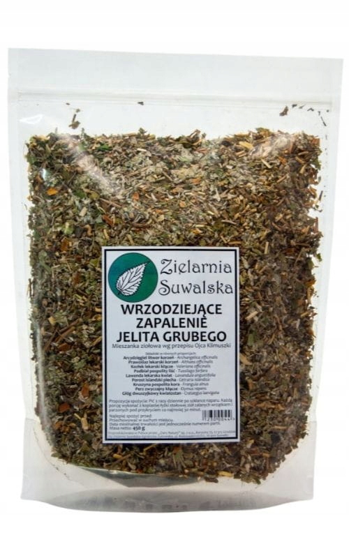 

Zioła Wrzodziejące zapalenie jelita grubego 450g