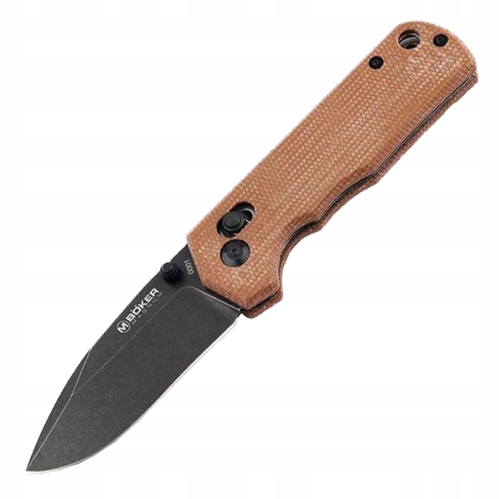 Nůž s klipem Edc Boker Magnum Rockstub Brown Micarta