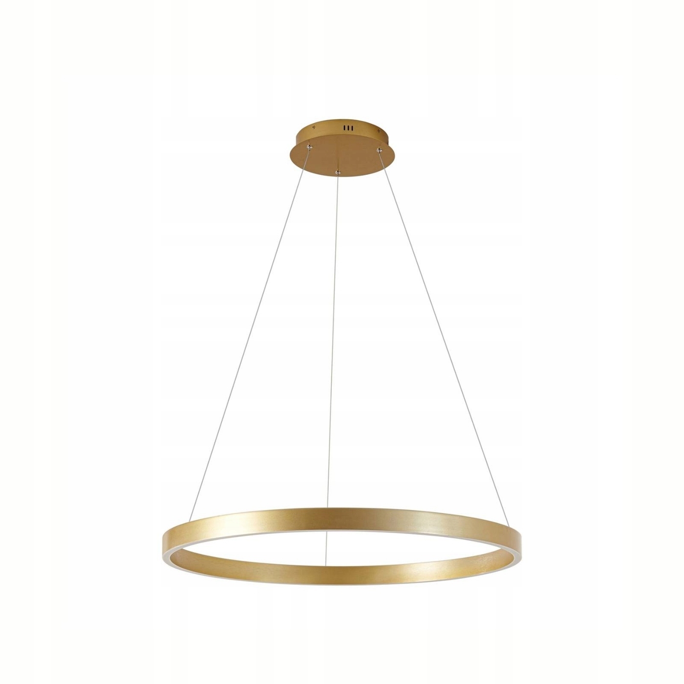 Żyrandol Led Lucande Yonam, Ø 80 cm, 1-punktowa, złota, Cct