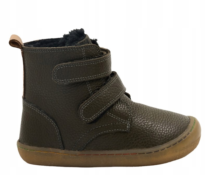 Buty zimowe barefoot dla chłopca Robin 2 green Minimus 25