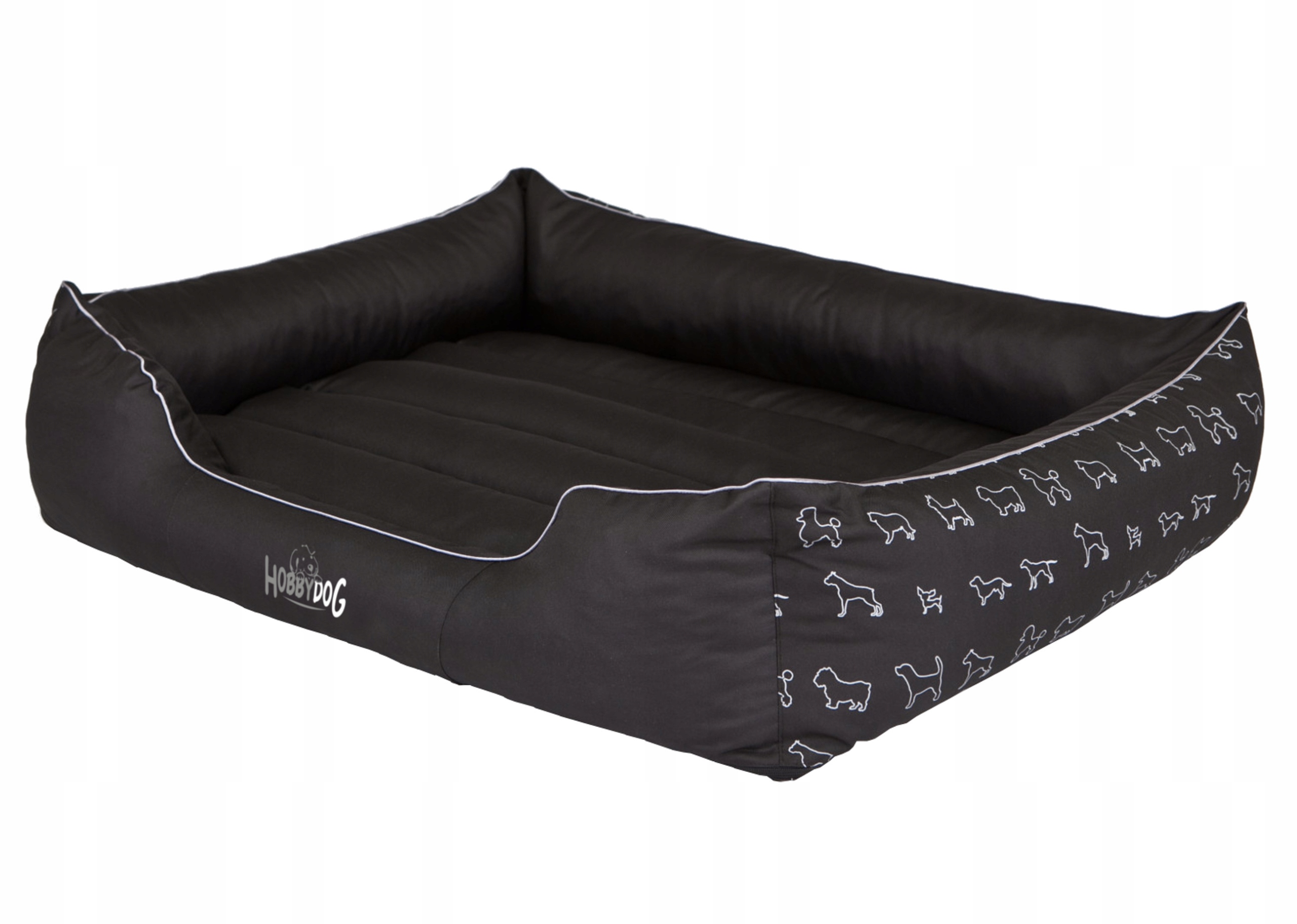 Pelíšek pro psa, obdélníková matrace pro psa, vyjímatelná polštář 190 x 90 cm