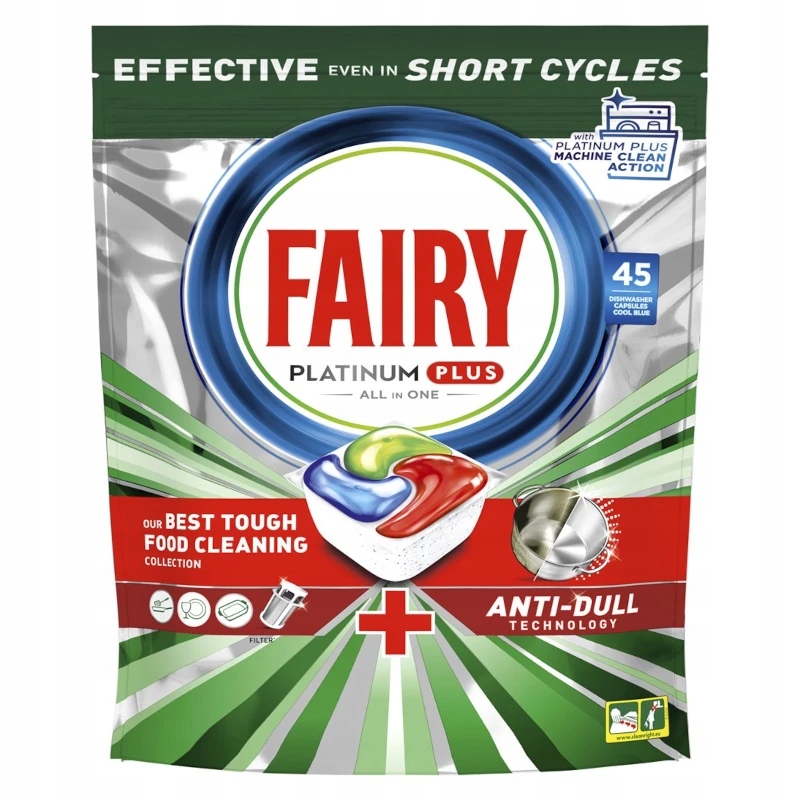 Капсулы для посудомоечной машины FAIRY Platinum Plus 45 шт.