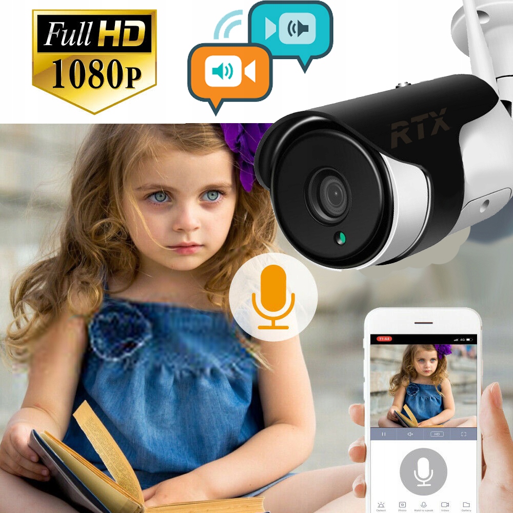 Kamera RTX SmartCam Zewnętrzna Tuya Alexa Google Cechy dodatkowe łączność z wifi