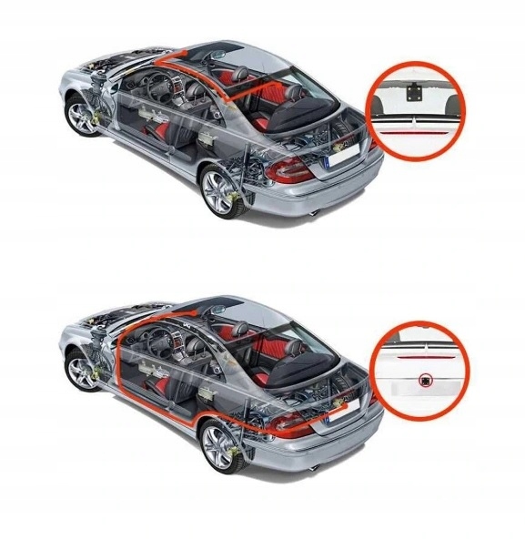 KAMERA SAMOCHODOWA WIDEOREJESTRATOR PRZOD TYL PL Przekatna ekranu 4