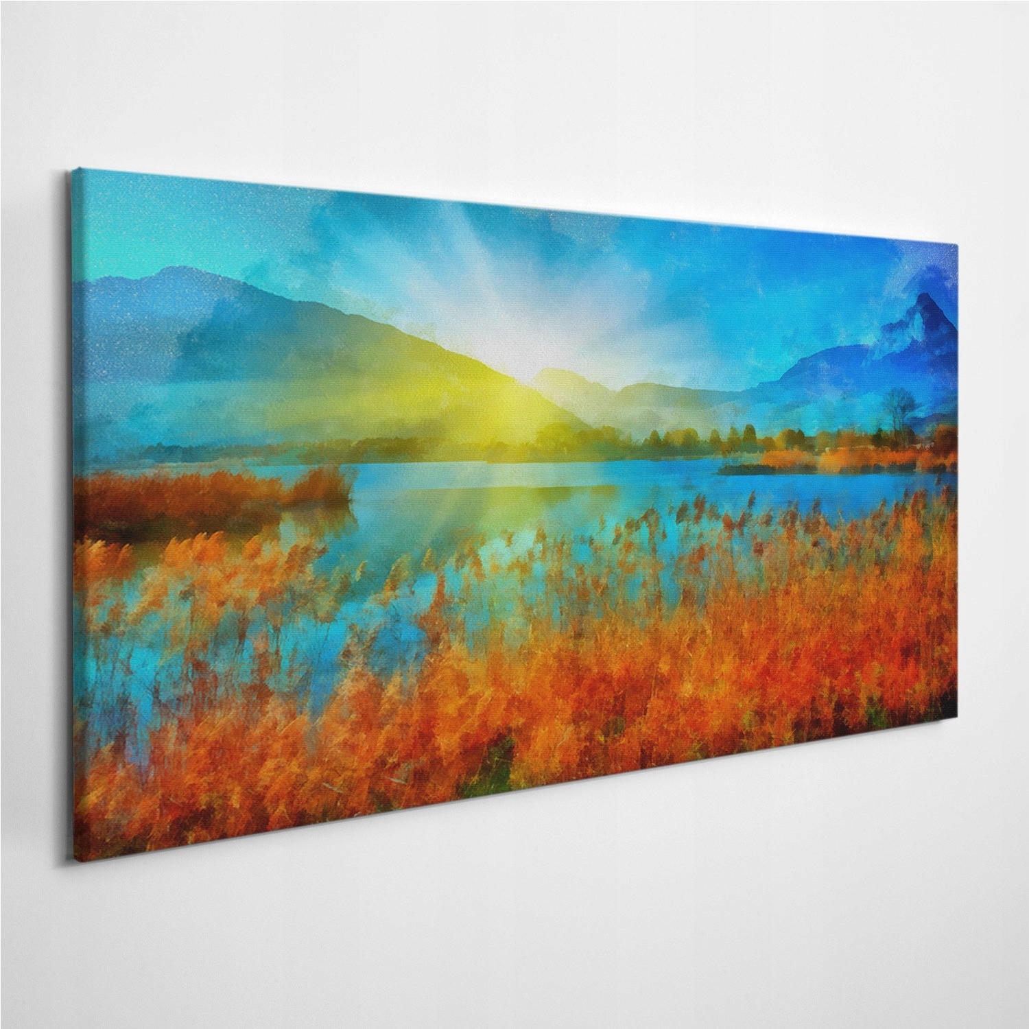 

Zdjęcie na płótnie Góry Krajobraz Słońce 120x60 cm