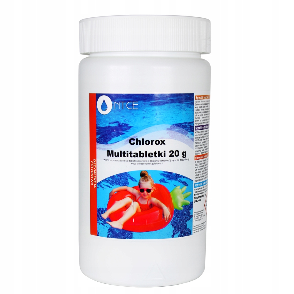 

Chlor do basenu 1 kg multi tabletki 20 g Chlorox