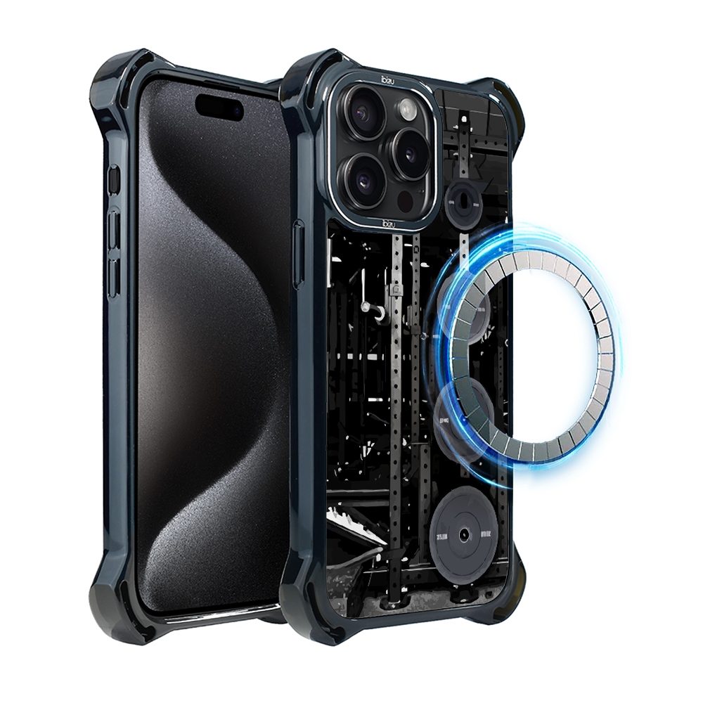 Pouzdro pro iPhone 15 Pro Max Ibizu DropGuard Ultra s MagSafe, Železná stanice