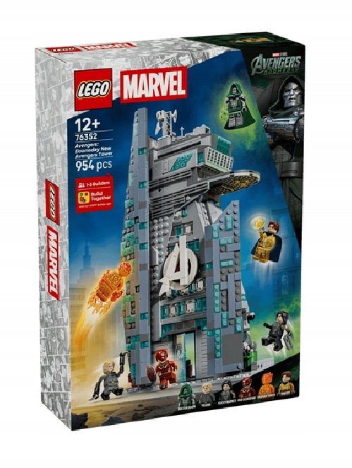 Lego 76352 Heroes Marvel Avengers Doomsday Nová Věž Avengers