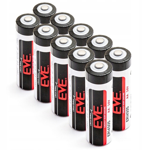 10x Bateria Eve ER14505 SL-360 LS14500 Aa 3,6V