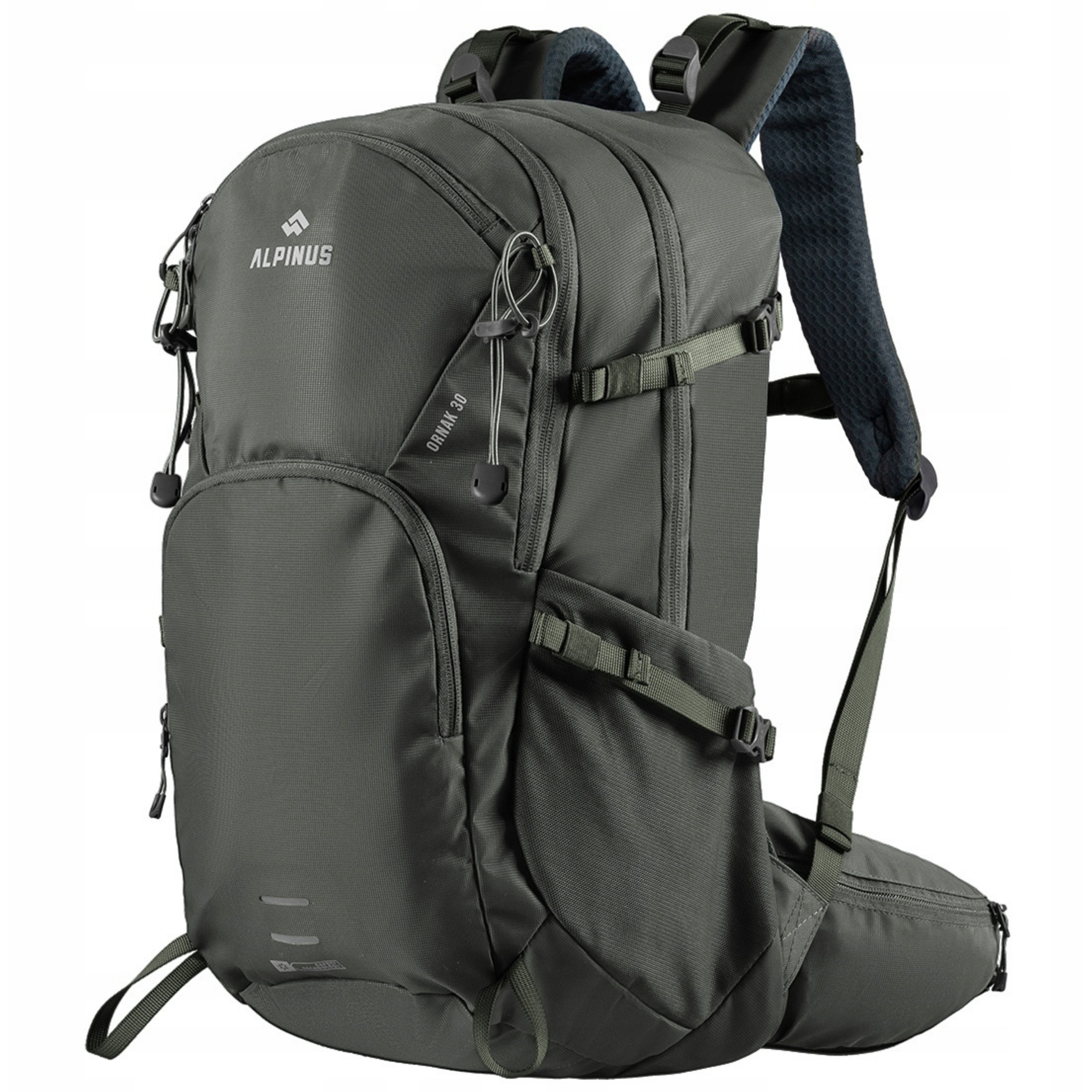 Alpinus Plecak Trekkingowy Turystyczny Sportowy Z Pokrowcem Ornak 30L