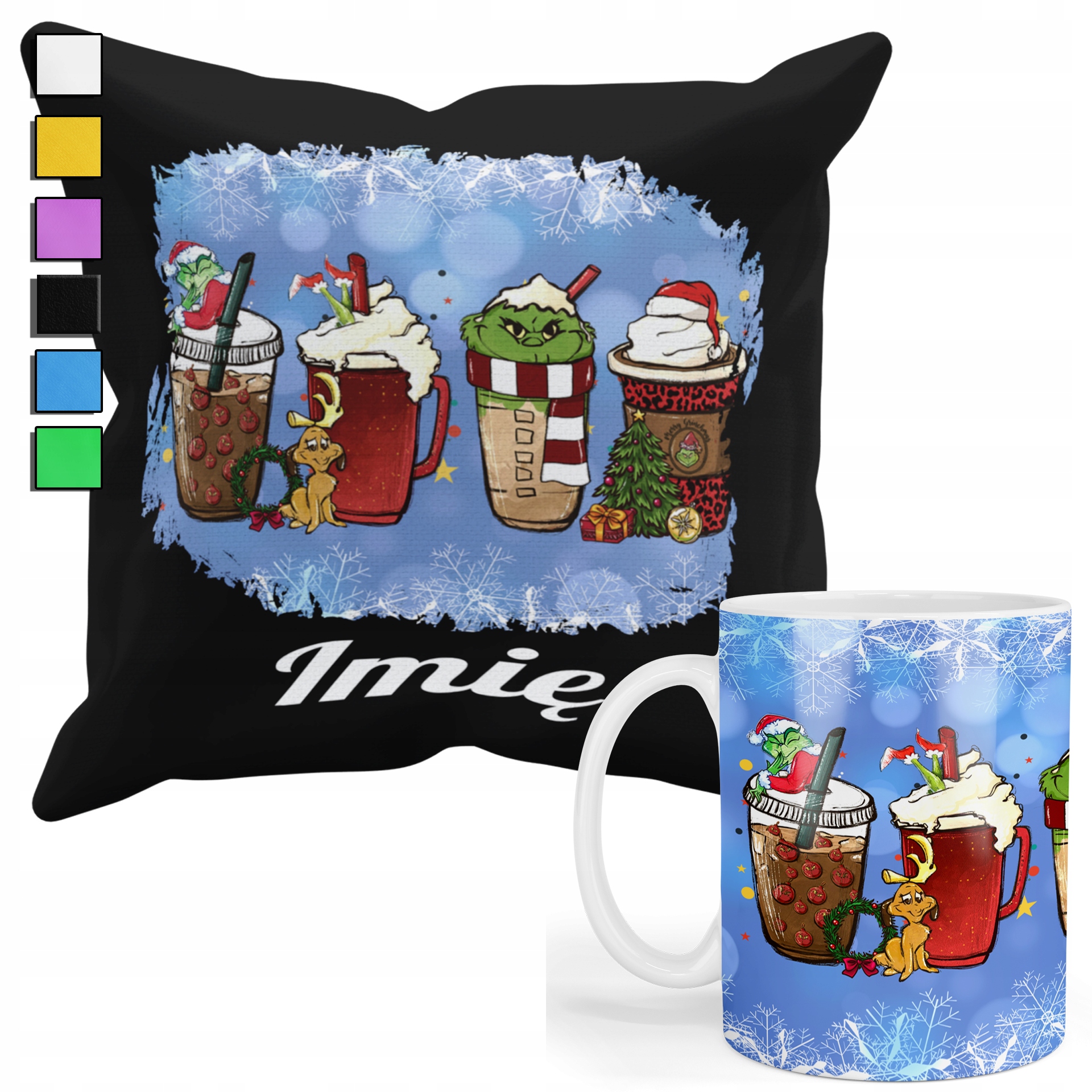 Sada Hrnku Polštář S Povlakem Dárek Jméno