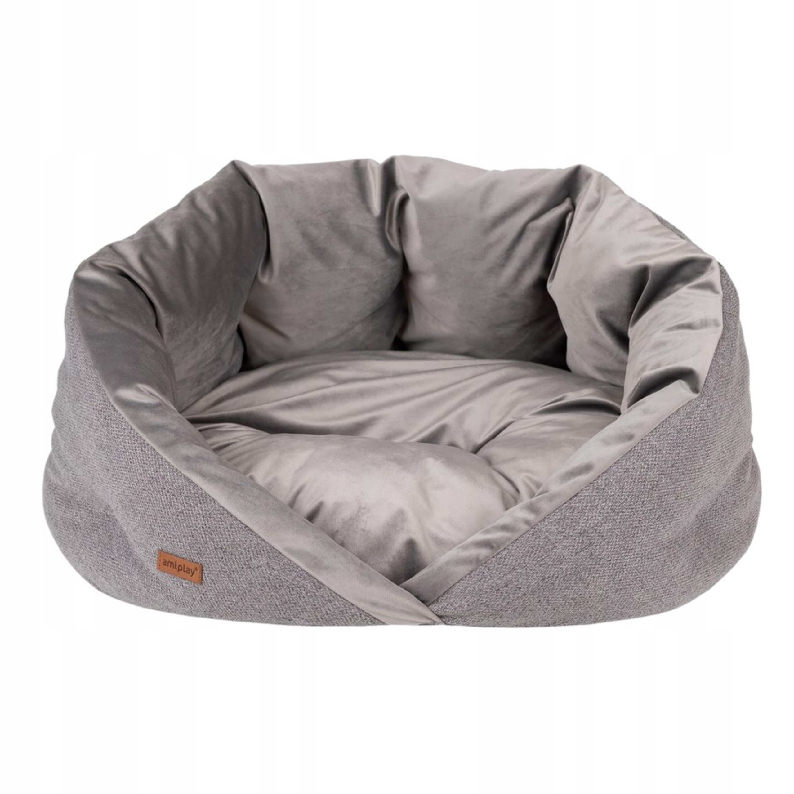 Levně Pelíšek pro psa Amiplay Siena S kokon, silná poduška, pohodlí, 50x50x35 cm