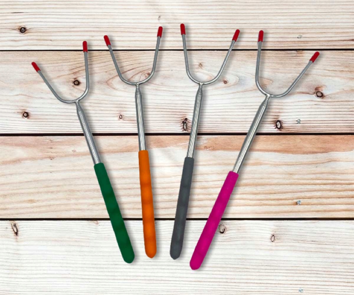 WIDELEC KIJ TELESKOPOWY DO OGNISKA KIEŁBASEK 4 szt Długość (cm) 114