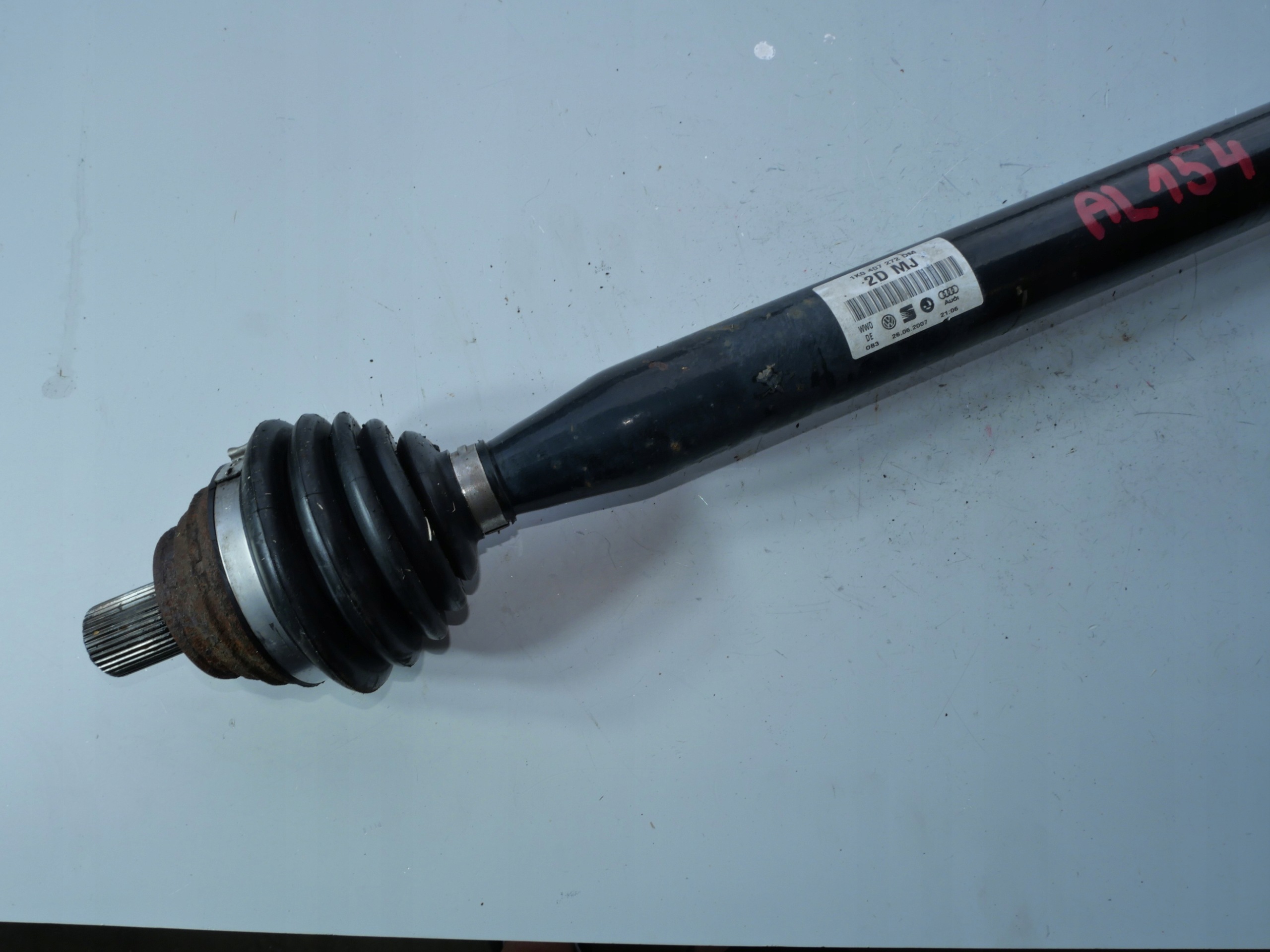 semi-axis right front AUDI SEAT SKODA 1K0407272DM