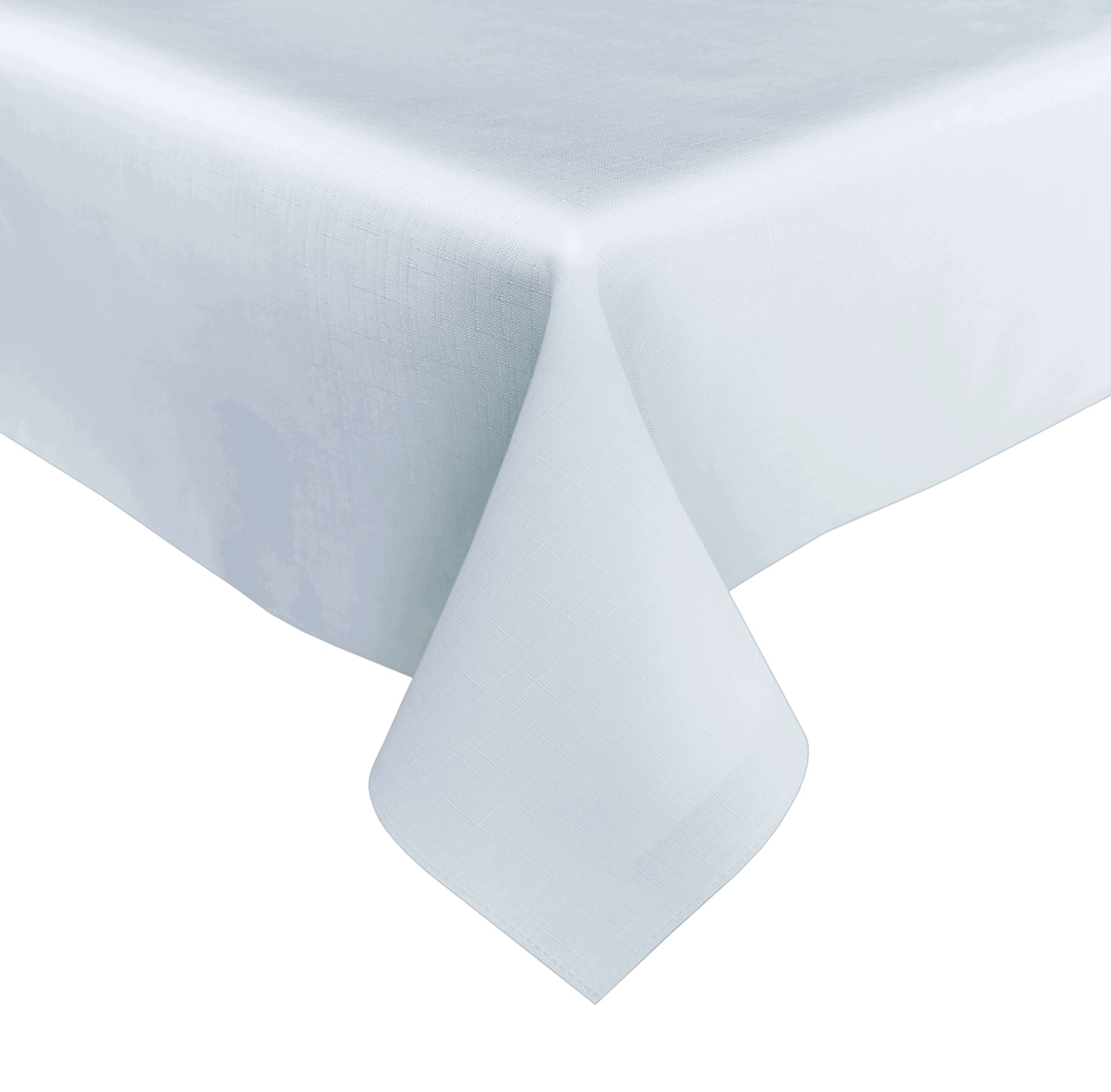 Obrus Plamoodporny 160x320 Deszczyk Biały Mat