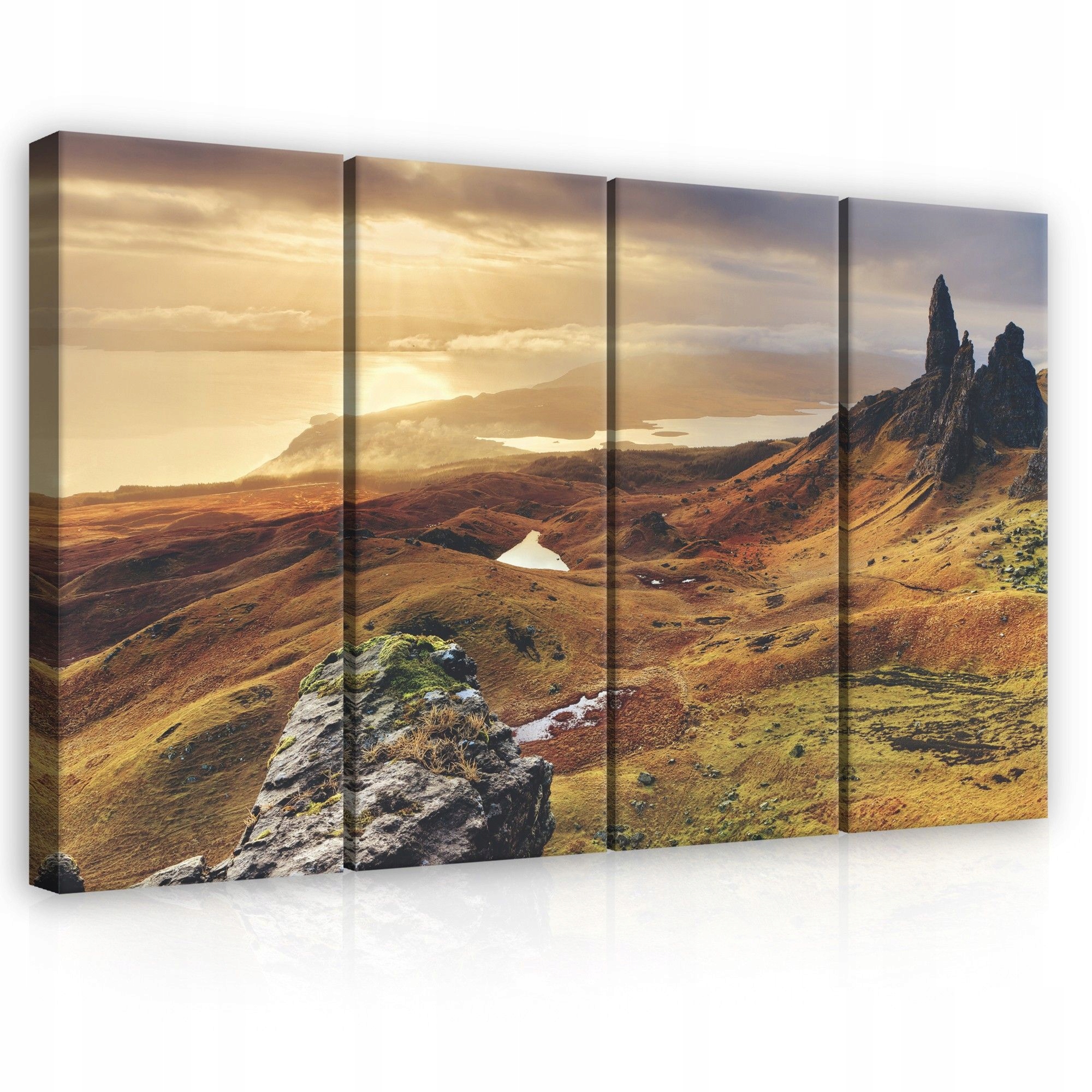 Obraz 120x80 horská krajina východ/západ slunce příroda Skotsko krajina