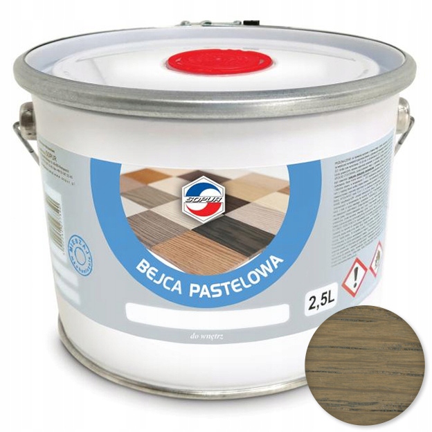 Bejca pastelowa Sopur 2,5l popiel BPA-D407/13