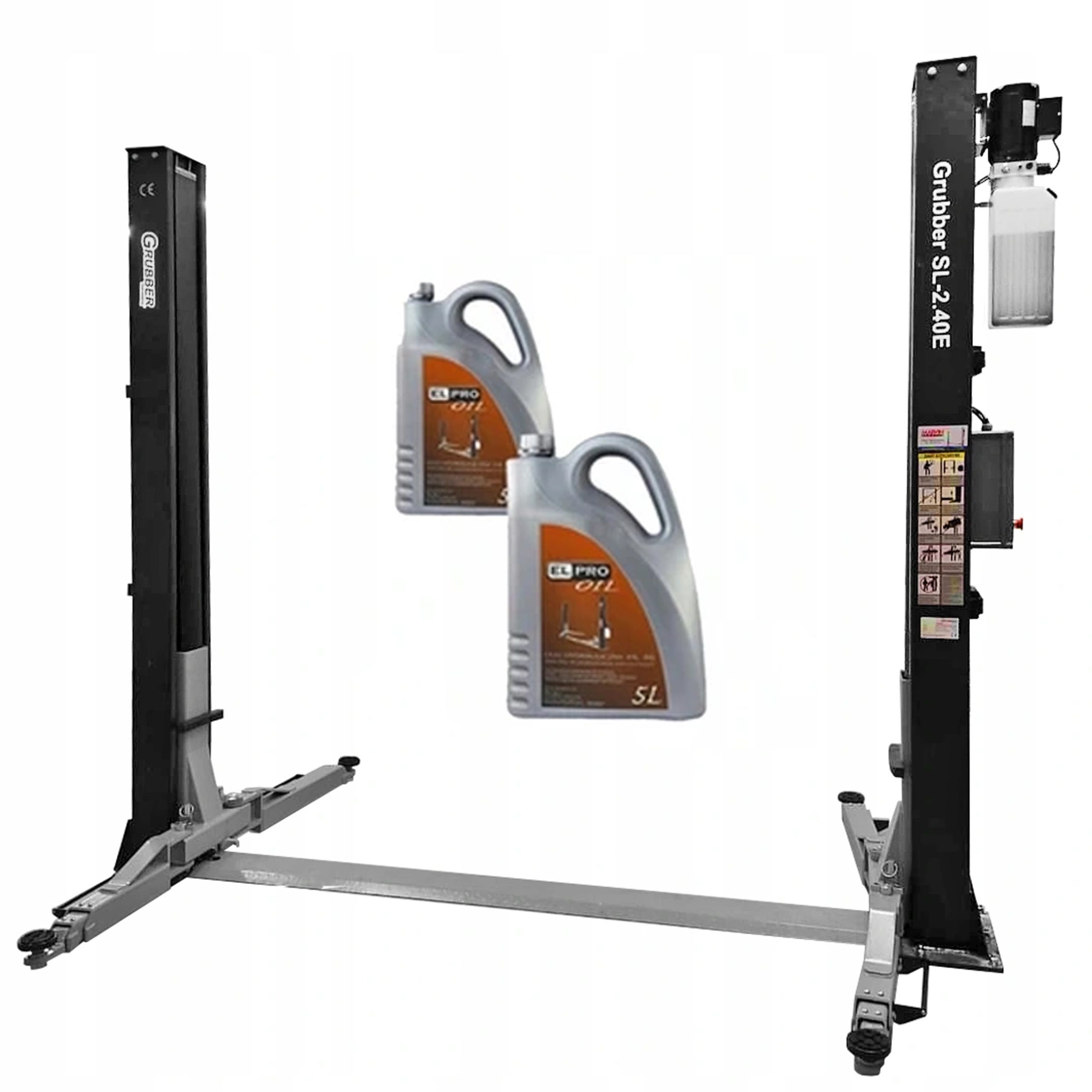 PODNOSNIK DWUKOLUMNOWY AUTOMAT 4T GRUBBER OLEJ