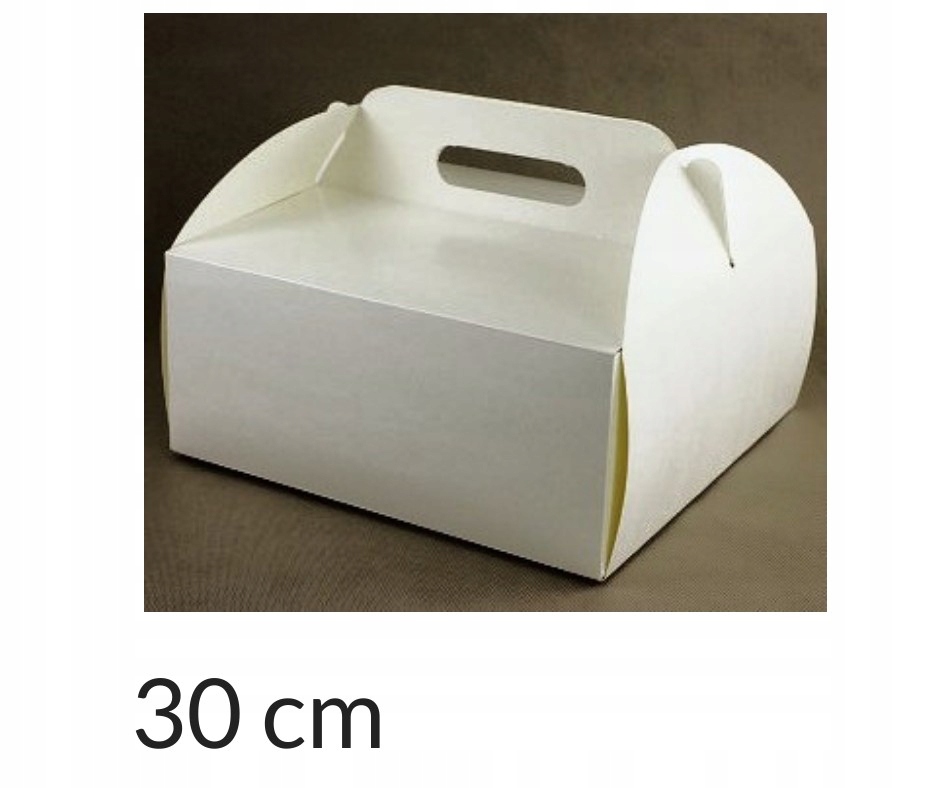 

Opakowanie Koszyczek 30x30x12 cm Białe pudełko