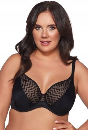 Měkká podprsenka Soft Maxi Ava 2103 černá, velké velikosti