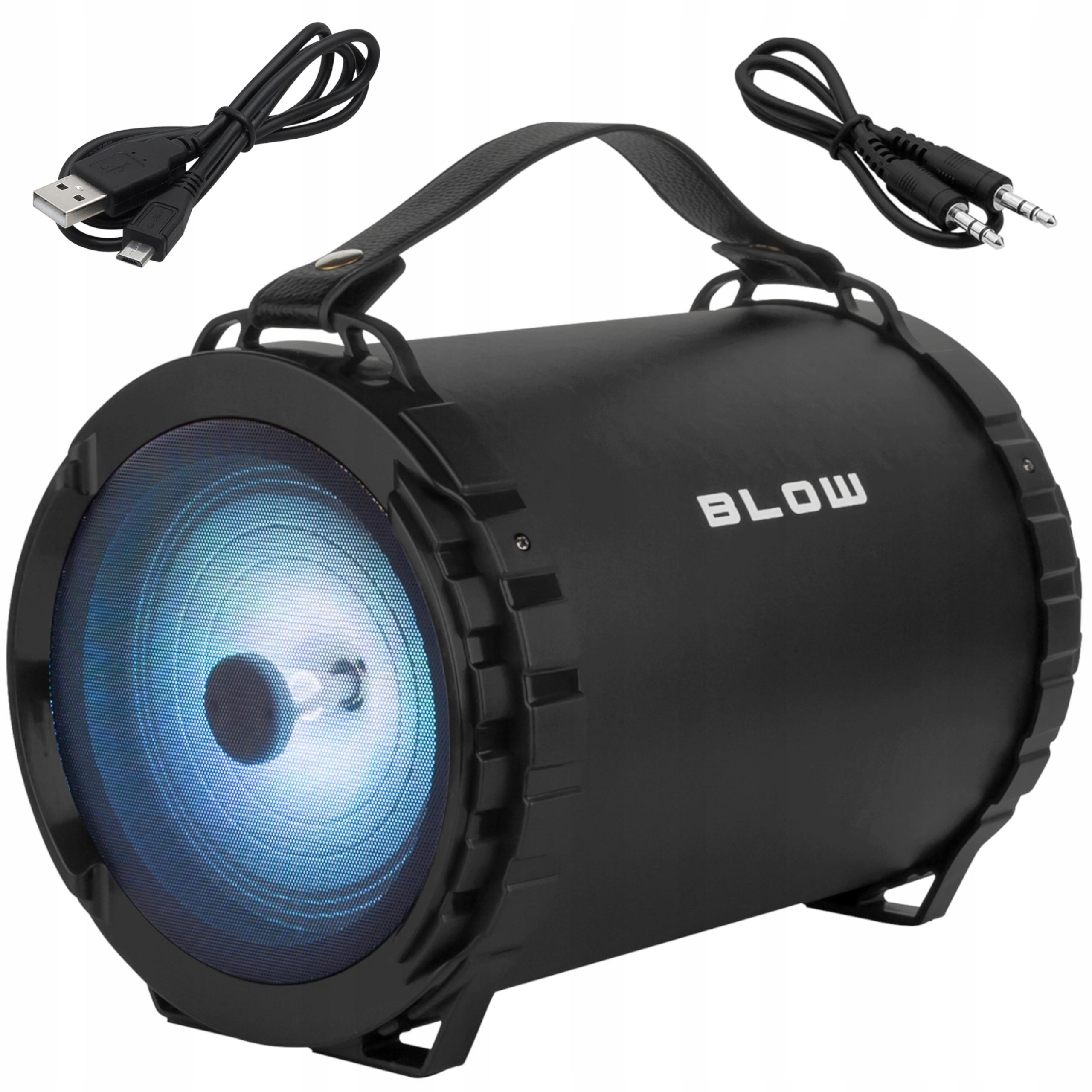 OUTLET GŁOŚNIK BLUETOOTH PRZENOŚNY BAZOOKA USB SD Moc 120 W