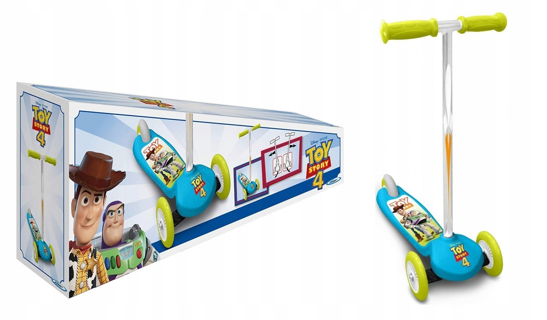 0453 Hulajnoga 3-KOŁOWA Balansowa Toy Story 4 Jakość