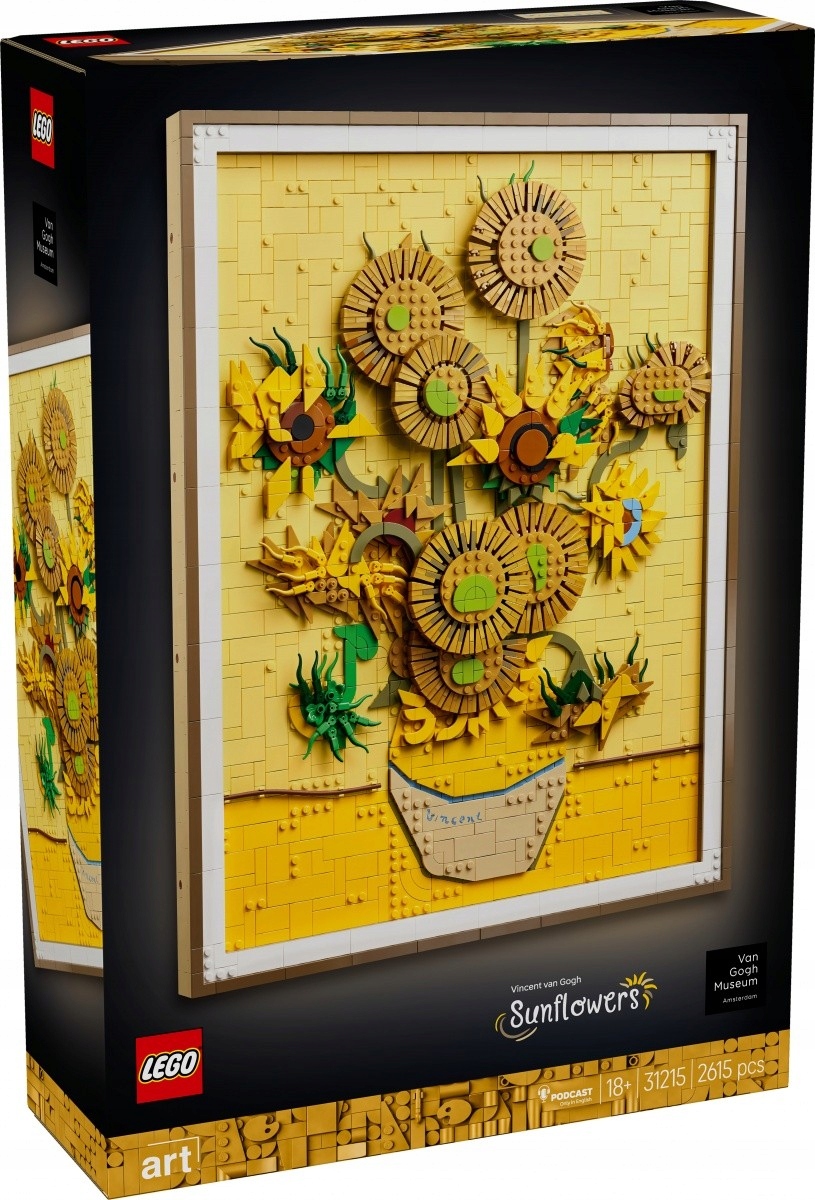 Lego Stavebnice Art 31215 Slunečnice Vincent van Gogh