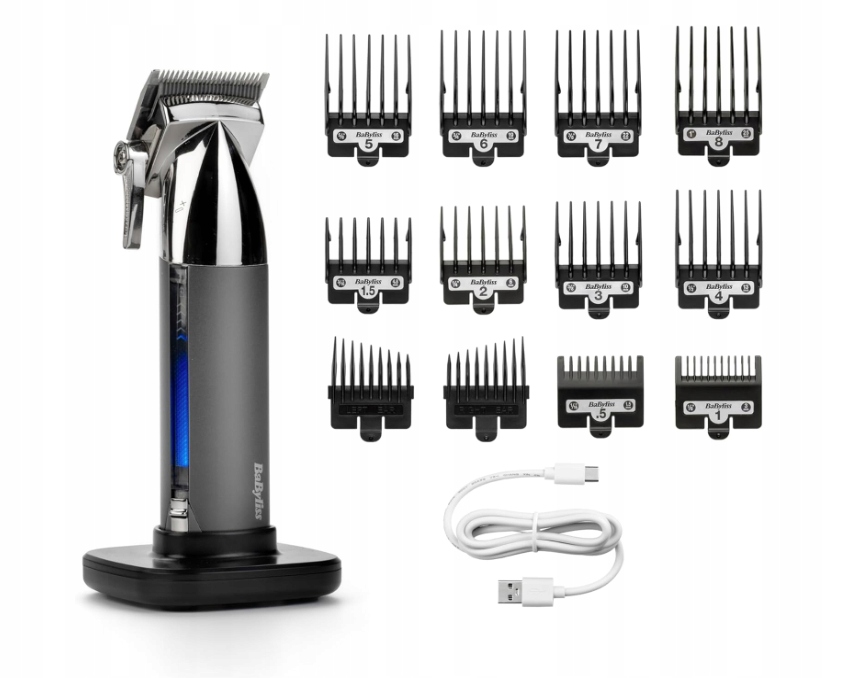 Maszynka do włosów BaByliss Super-X Metal E996E akumulatorowa 12 nasadek