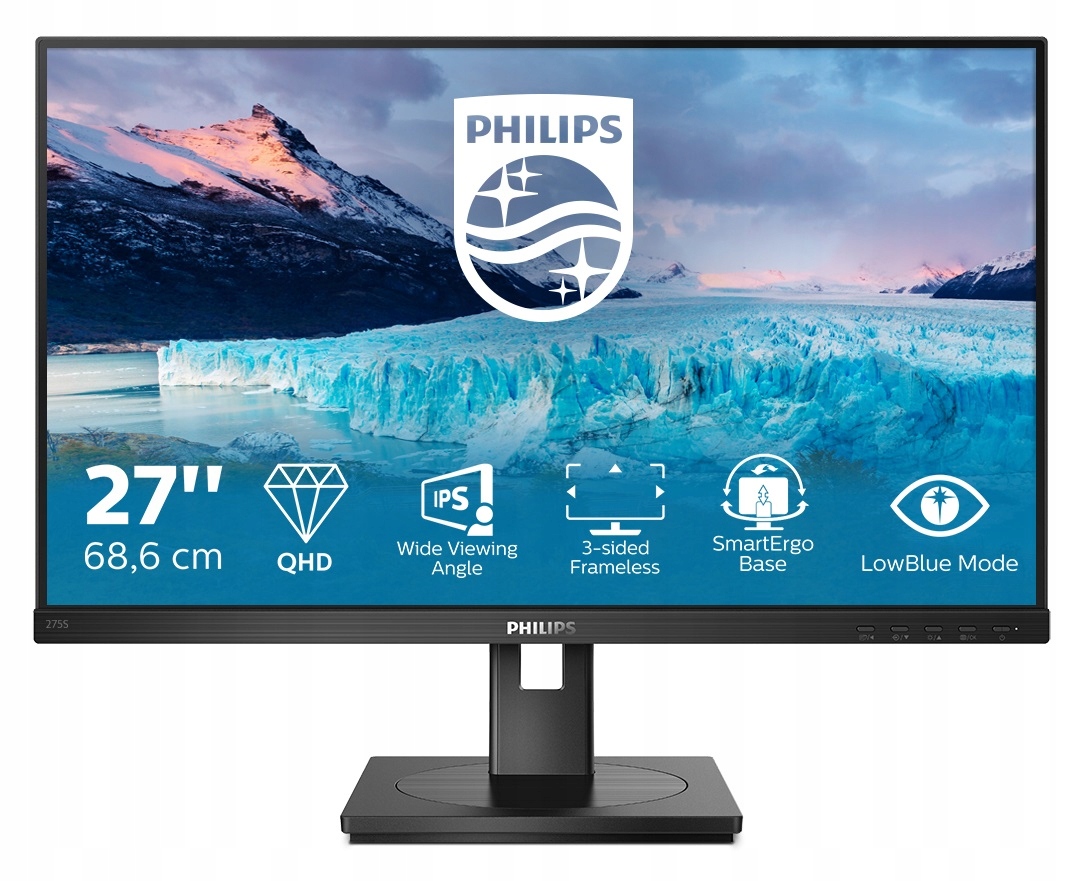 27" Led Philips 275S1AE Ips, Qhd, Dp, Hdmi, DVI
