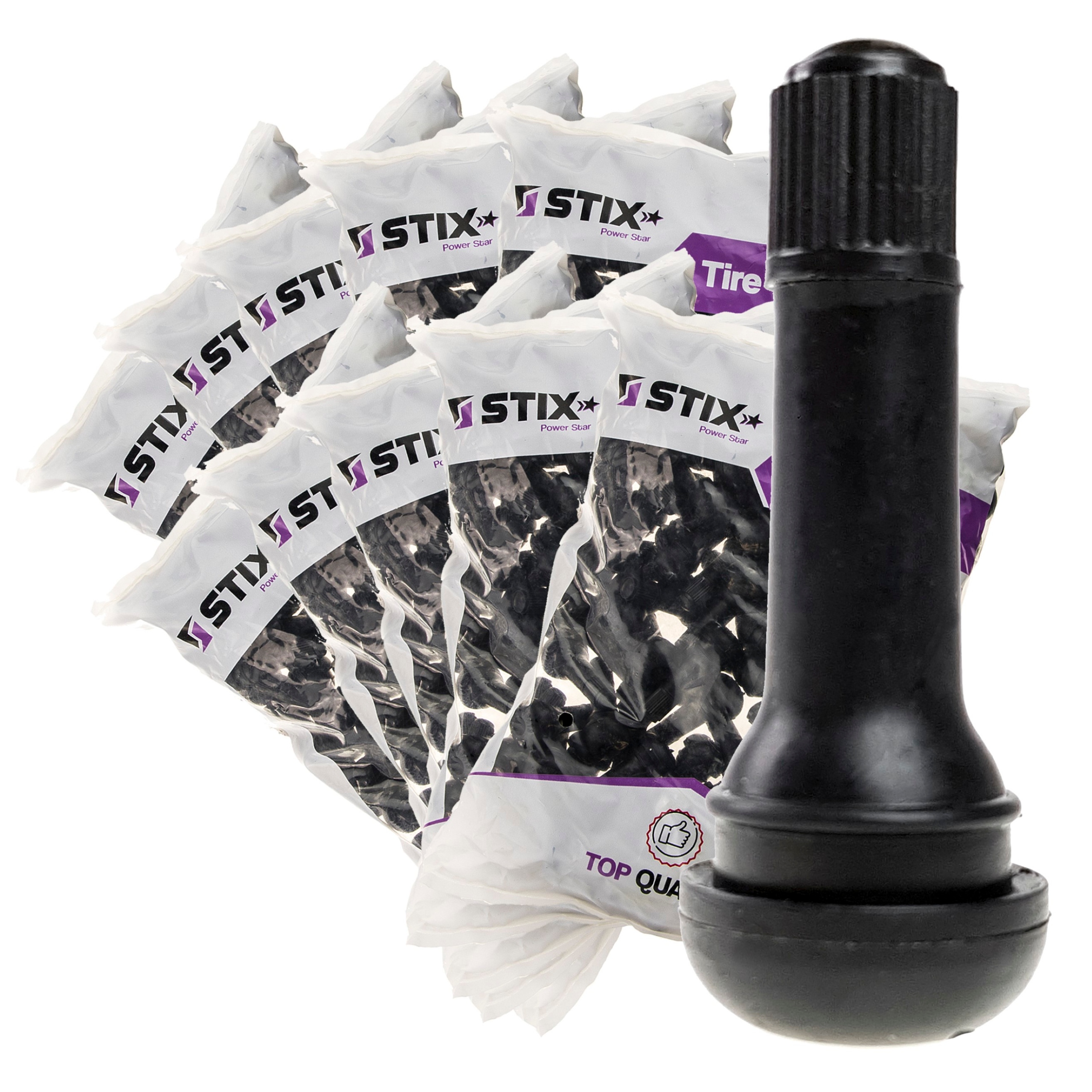 Ventily Bezdušové Ventilky Na Ocelové Ráfky A Alufelg TR414 Stix 1000KS