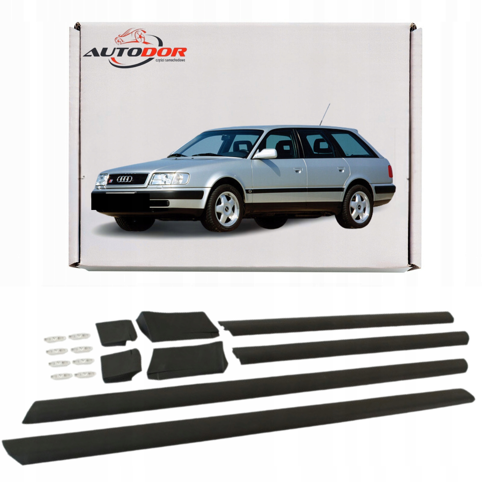 Audi 100 C4 A6 Lišty Dveří Spodní Boční Komplet