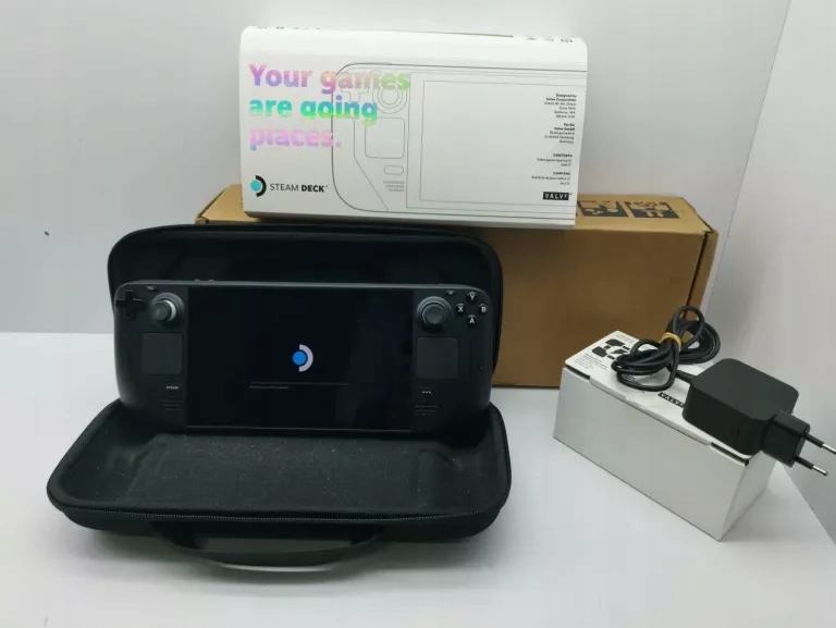 Konsola przenośna Valve Steam Deck 256 GB czarna • Opinie - Allegro