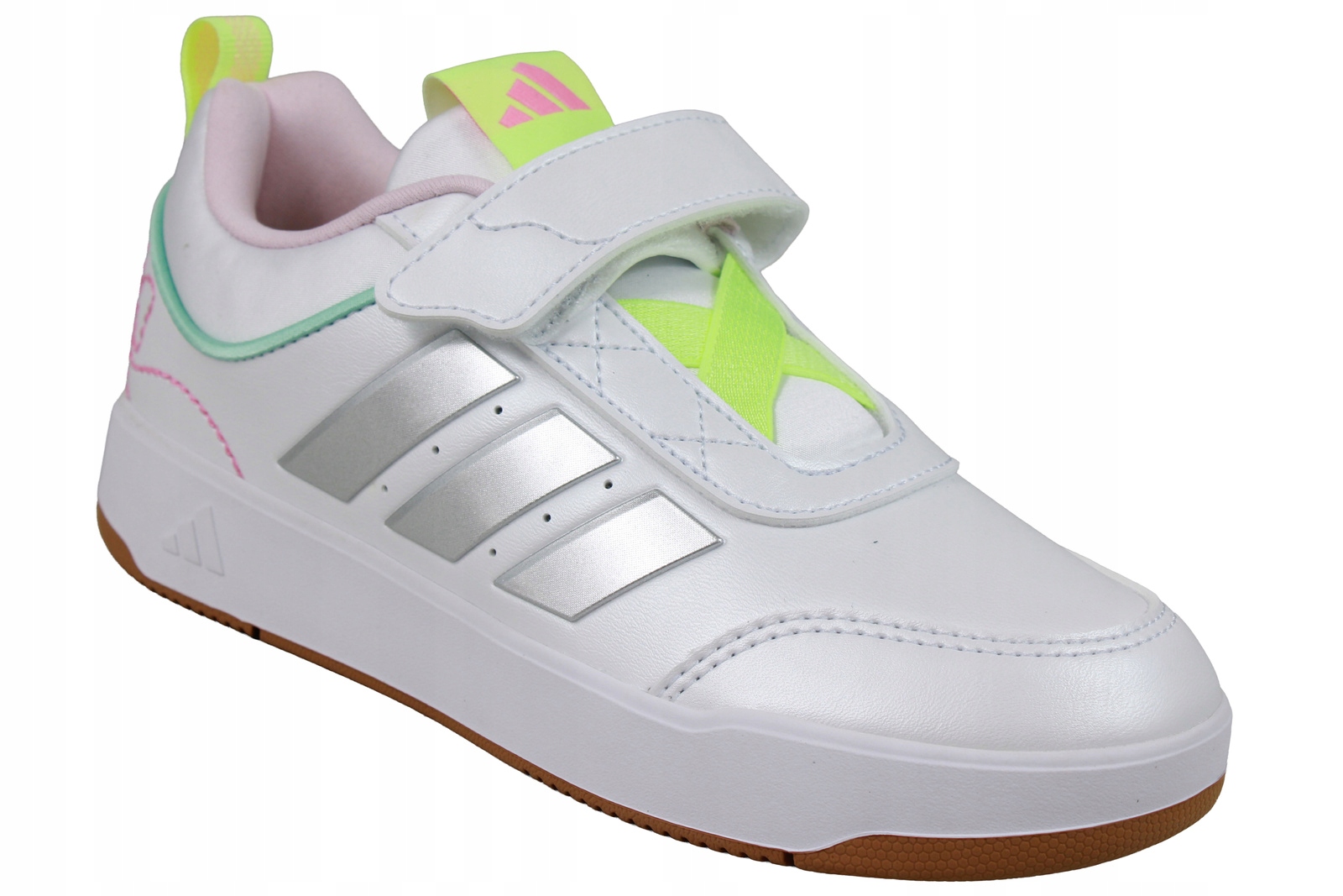 Adidas Tensaur Sport 3.0 KJ1718 Białe Młodzieżowe Sportowe Rzepy