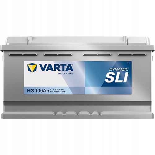 Varta H3 Silver Dynamic 100Ah 600402083K262 výroby 03/2026