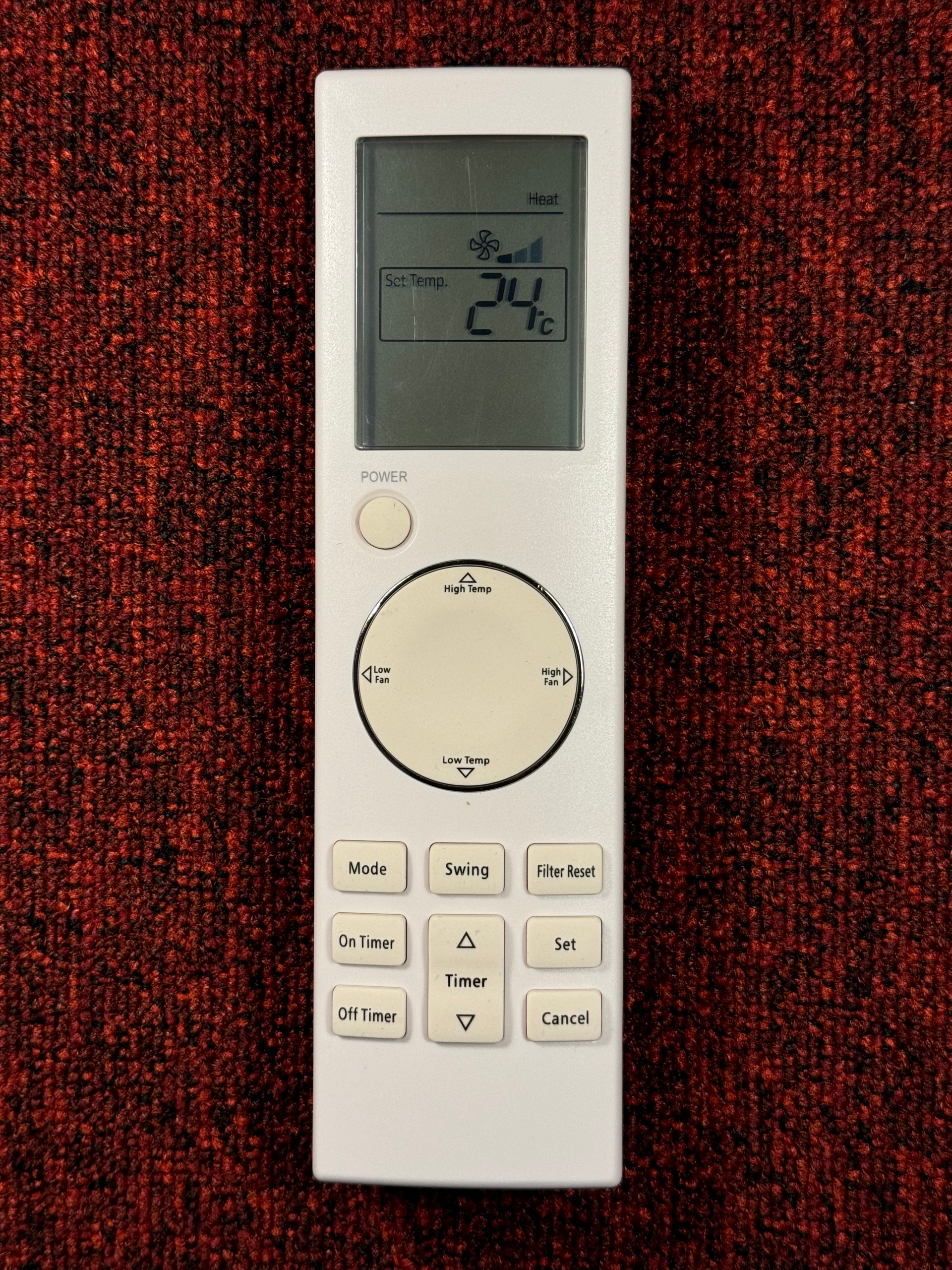 Dálkové ovládání klimatizace Samsung