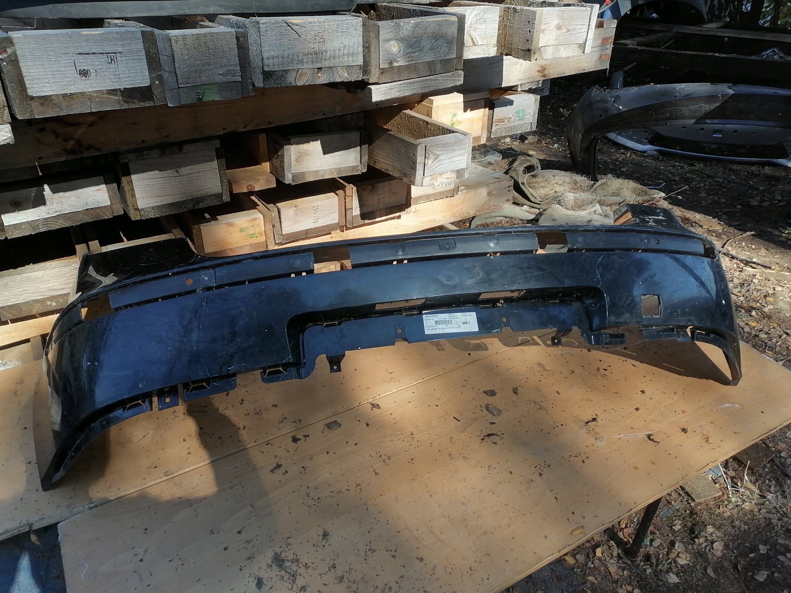 Stoßstange heck BMW E87 Blacksaphire 475