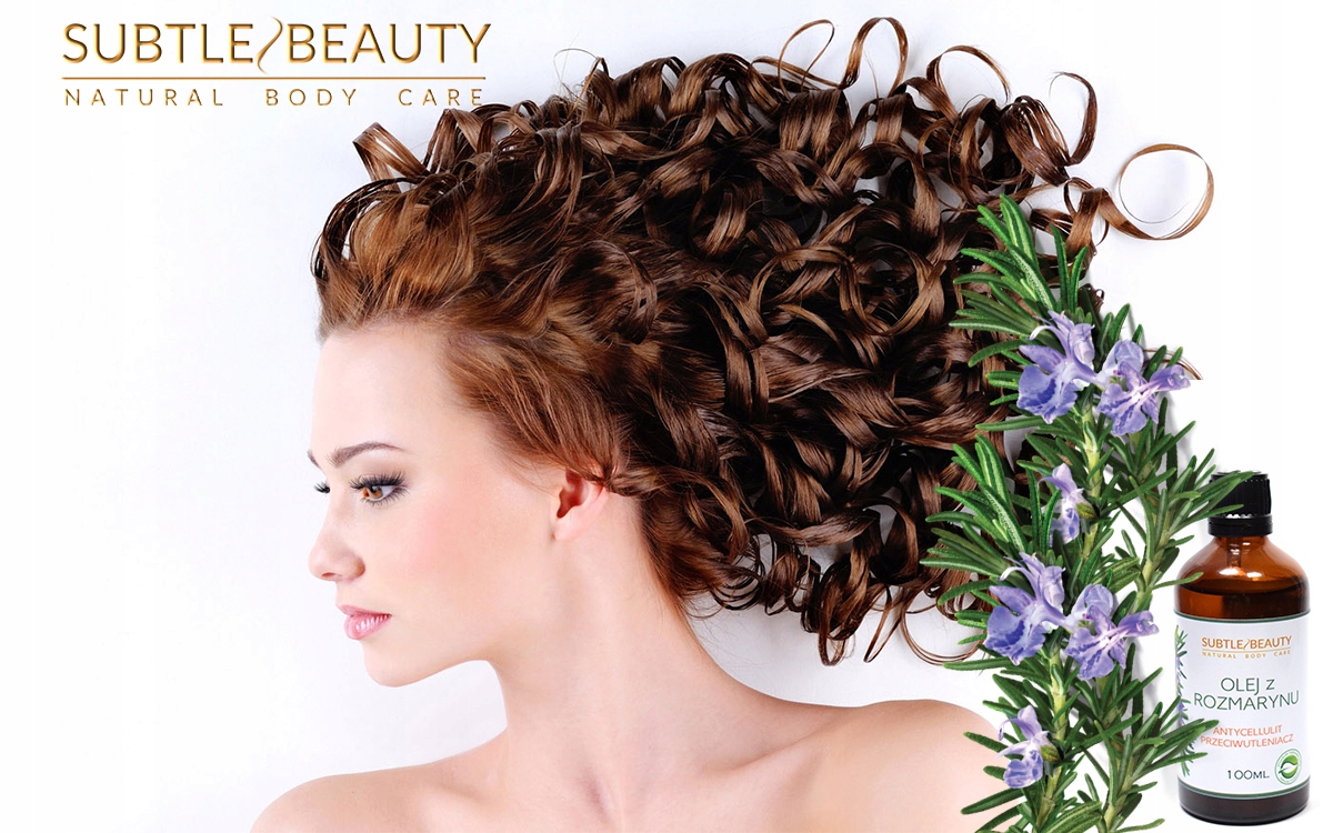 Olej z Rozmarynu Subtle Beauty CELLULIT Ujędrnienie Porost Włosów -100 ml. Rodzaj Inny