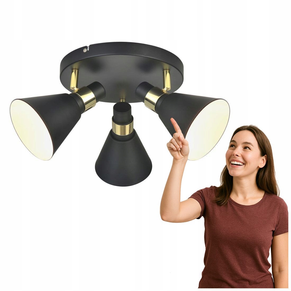 Spotlight Lampa Biagio do obývacího pokoje Industriální styl Italux
