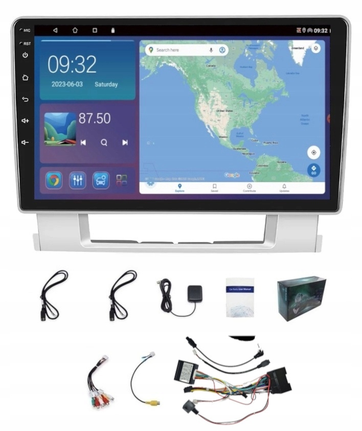 Rádio Navigácia Gps Android Opel Astra J 2009-15 Usb Wifi Carplay Bt 64 Gb