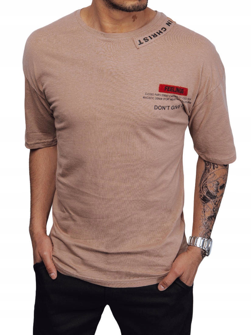 

Męska Koszulka T-shirt Z Nadrukiem roz. XL