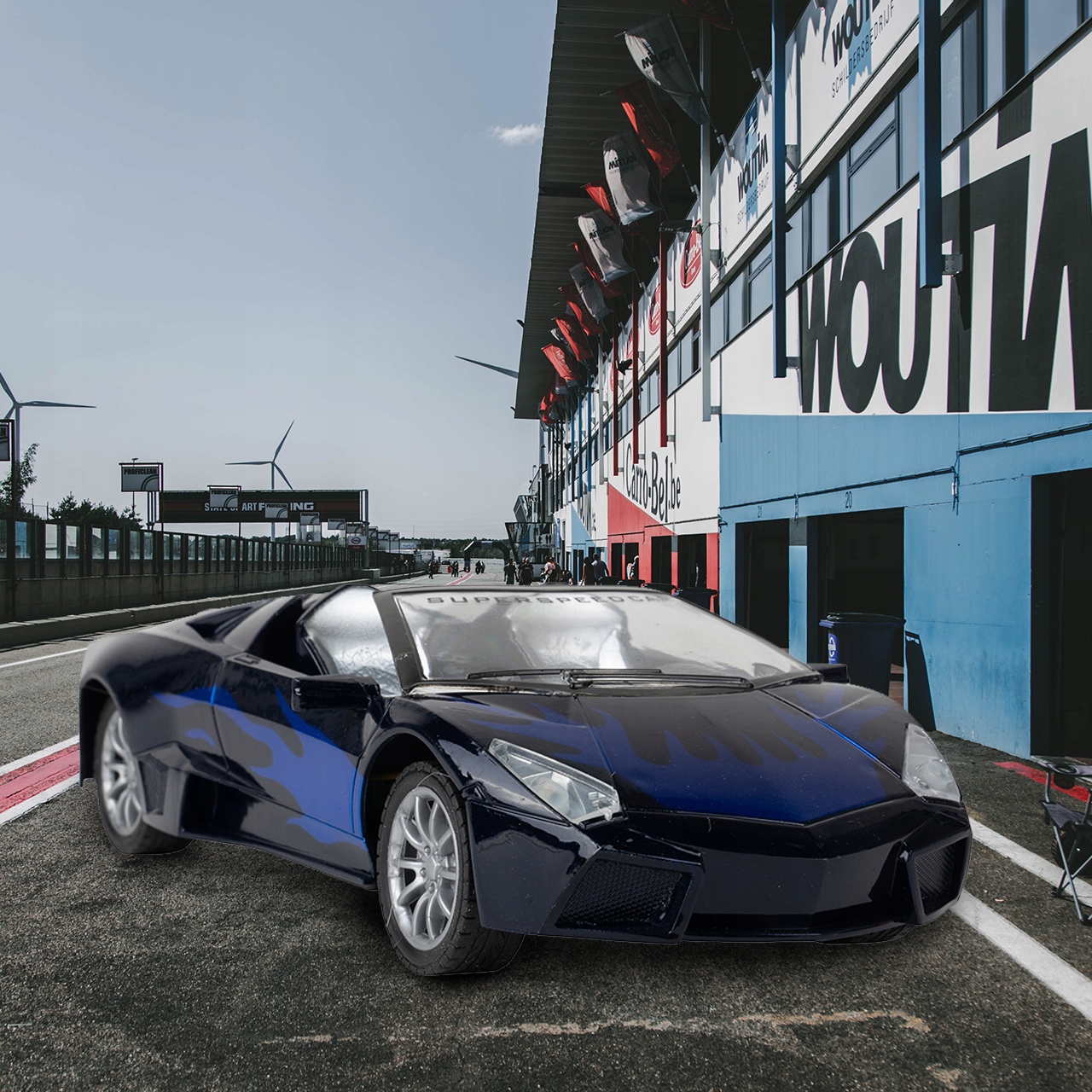 SAMOCHÓD WYŚCIGOWY RC ZDALNIE STEROWANY NA PILOTA KABRIOLET ŚWIECĄ ŚWIATŁA Marka MalPlay