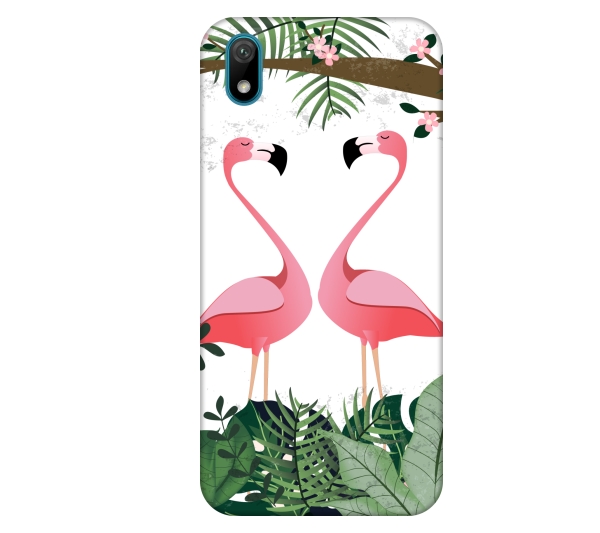 

Etui na telefon Huawei Y5 2019 Flamingi lato tropi