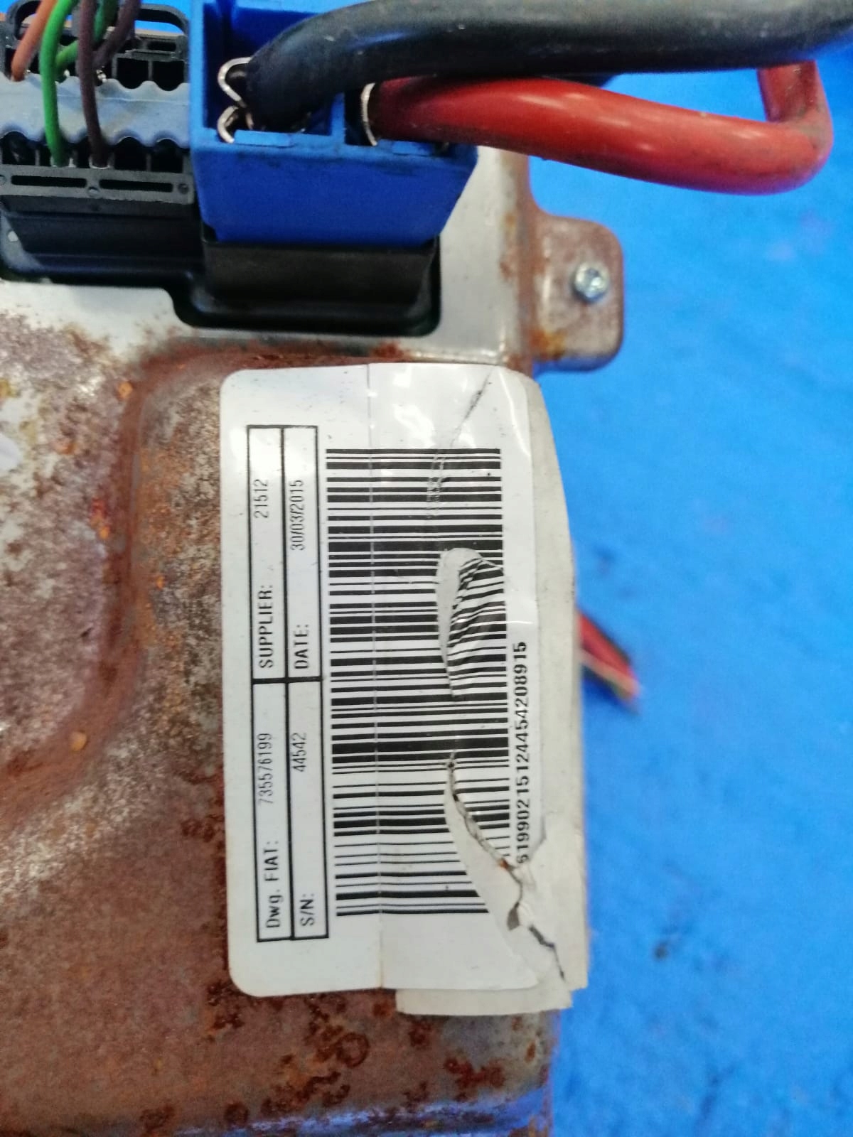 FIAT PANDA 15r control electrics 2816037210b